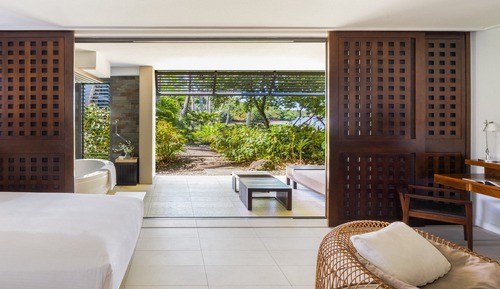 Room, 2 Double Beds, Garden View (Lagoon Access)