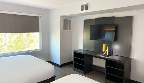 Room, 2 Double Beds, Non Smoking, Kitchen