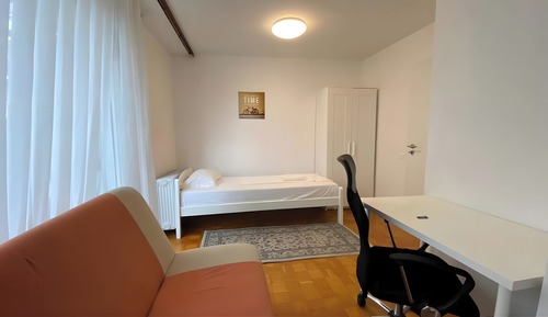Family Room, Shared Bathroom