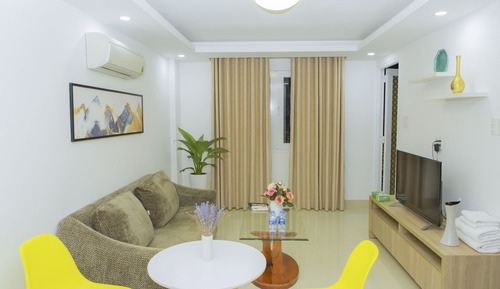Family Apartment, 1 Bedroom, Smoking, Garden View