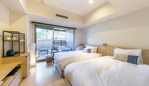 Twin Room, Non Smoking (Casual,with Open-Air Bath)