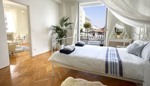 Comfort Apartment, 2 Bedrooms, Kitchen, Corner (Santorin)