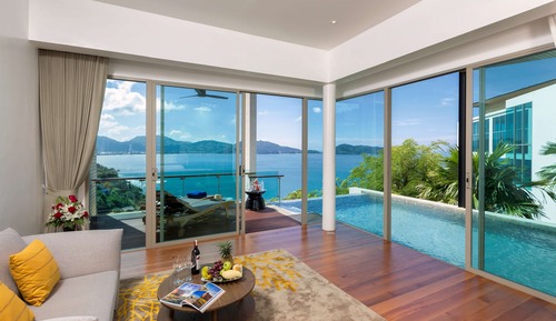 Villa, 1 King Bed, Ocean View (Top Floor Pool)
