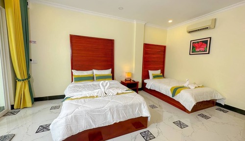 Classic Twin Room, 2 Bedrooms, Non Smoking, Pool View