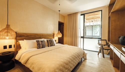 Apartment, 1 King Bed with Sofa bed, Balcony, Garden View