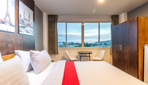 Superior Double Room, 1 King Bed, Sea View