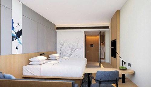 Standard Room, 2 Double Beds, City View
