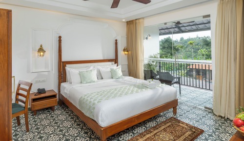 Elite Double Room, Balcony, Pool View