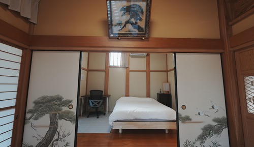 Japanese-style House, Courtyard View