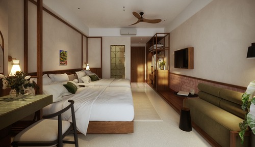 Family Quadruple Room, Balcony, City View