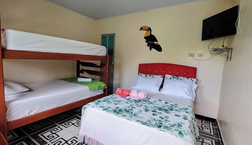 Economy Triple Room, Lanai, Garden View