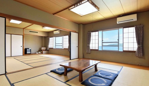 Japanese-style Quadruple Room, Non Smoking, Ocean View (Main Building)