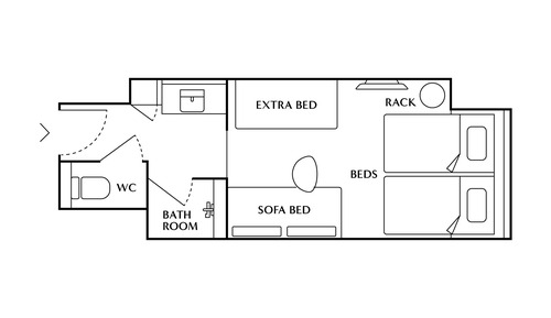 Standard Quadruple Room, Non Smoking