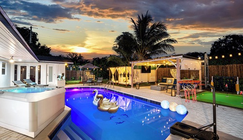 Deluxe House, 6 Bedrooms, Garden View