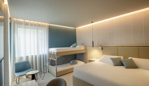 Deluxe Quadruple Room, Balcony, Sea View