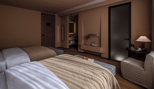 Economy Twin Room, Courtyard View