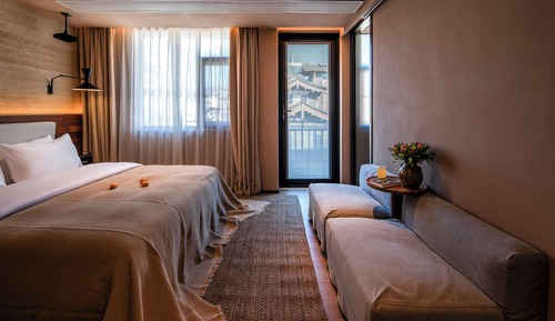 Economy Double Room, Balcony, Mountain View