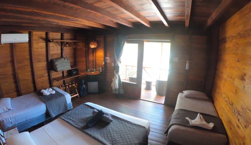 Family Quadruple Room, Balcony, Beach View