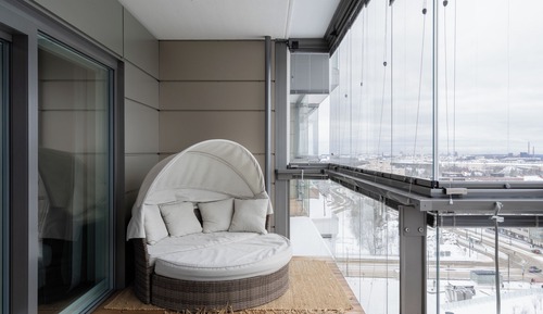 Apartment, Balcony, City View