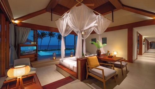 Four-Bedroom Beach Front Pool Villa - All Spa Inclusive