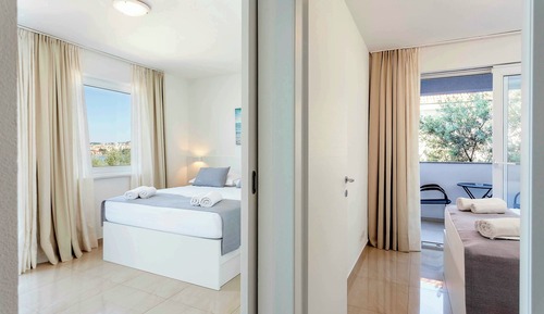 Quadruple Room, Balcony, Sea View