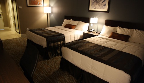 Deluxe Room, 2 Queen Beds, Accessible, Non Smoking (Mobility/Hearing, Tub w/ Grab Bars)