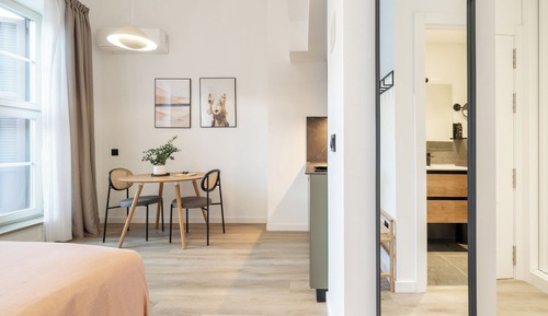 Studio with Balcony