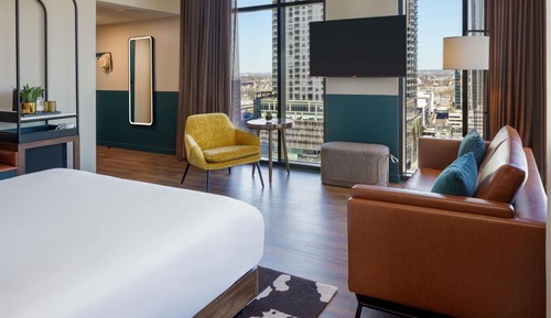 Deluxe Room, 1 King Bed with Sofa bed, Corner