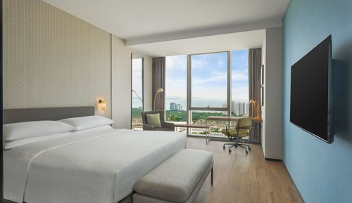 Room, 1 King Bed, Sea View