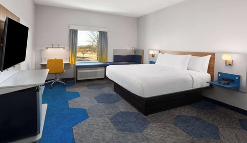 Basic Room, 1 King Bed, Non Smoking (Mobility, Roll-in Shower)