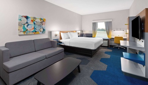 Economy Suite, 1 King Bed with Sofa bed, Non Smoking, Kitchenette