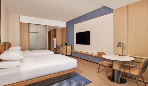 Deluxe Room, 2 Double Beds, City View