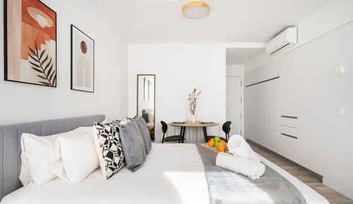 Economy Studio, 1 Queen Bed, Kitchen