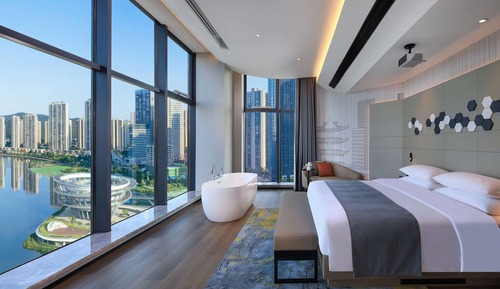 Room, 1 King Bed, Non Smoking (Panoramic View of Meixi Lake)