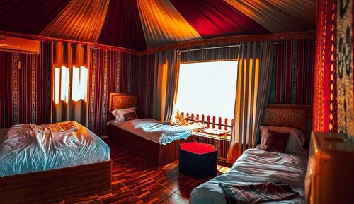 Family Tent, Courtyard View