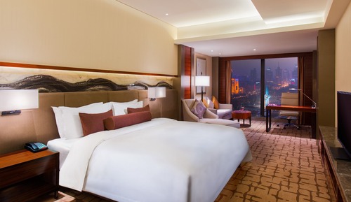 Premium Room, 1 King Bed, Business Lounge Access, City View