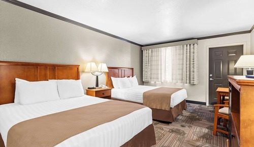 Standard Room, 2 Queen Beds, Non Smoking, Refrigerator & Microwave