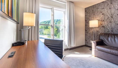 Comfort Room, 1 Queen Bed with Sofa bed, Mountain View