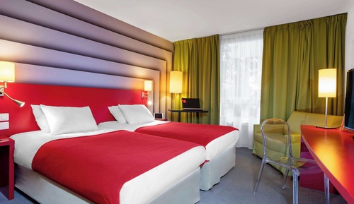 Standard Room with 2 single beds and 1 sofa
