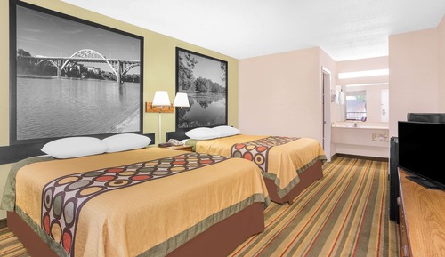 Room, 2 Double Beds, Accessible, Smoking (Mobility)