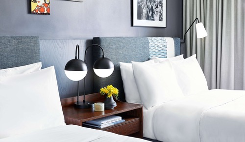 Room, 2 Double Beds, City View
