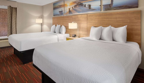 Double Room, 2 Double Beds, Smoking