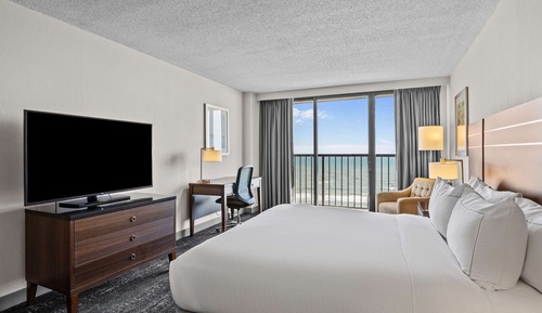 1 King Bed, Ocean View, Mobility Access, Balcony, Non Smoking