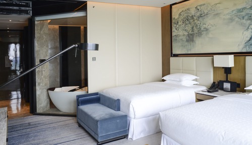 Room, 2 Double Beds, Non Smoking, City View