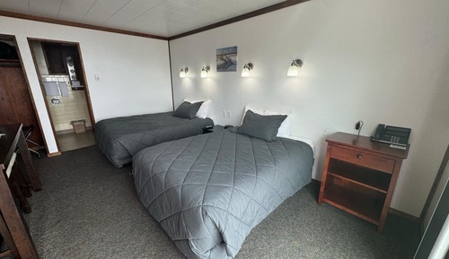Basic Room, 2 Double Beds, Partial Ocean View, Sea Facing