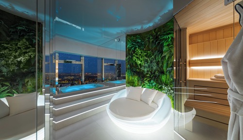 Luxury Penthouse with private spa
