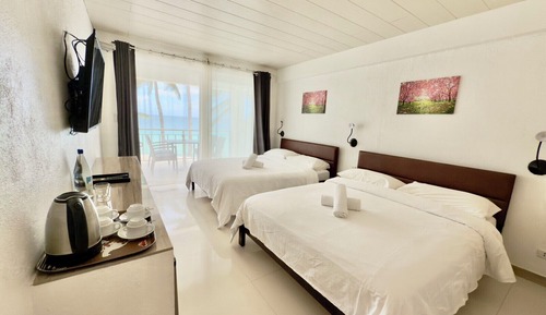 Premier Double Room, 2 Queen Beds, Balcony, Sea View
