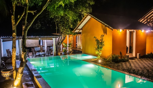 Deluxe Double Room, 2 Bedrooms, Terrace, Garden View