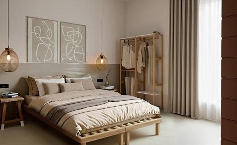 Studio with Balcony