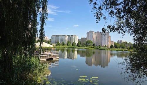Three-Bedroom Apartment with Park View